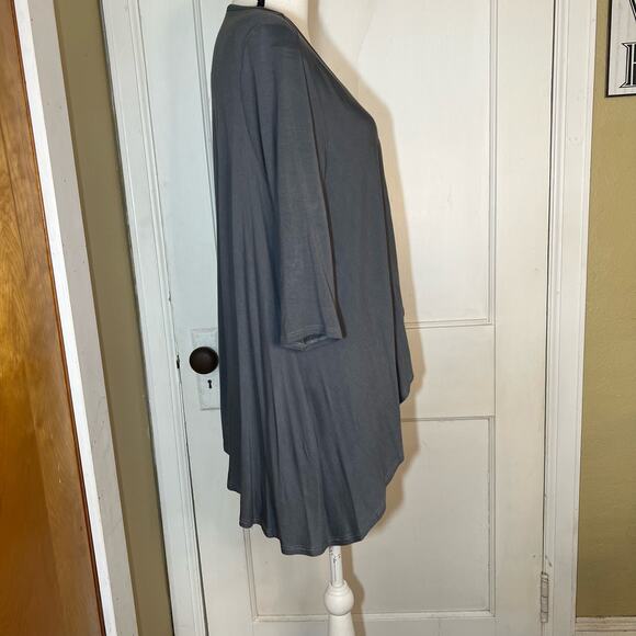 NWT Gray 24/7 Half Sleeve Cardigan Size Medium - Picture 4 of 8